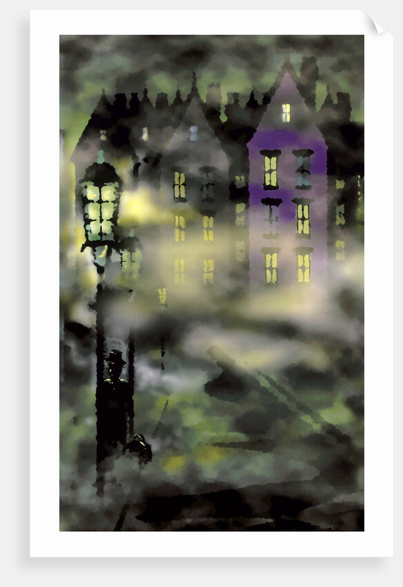 Creepy street scene by Anonymous