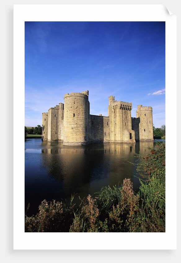 Bodiam Castle and Moat by Anonymous
