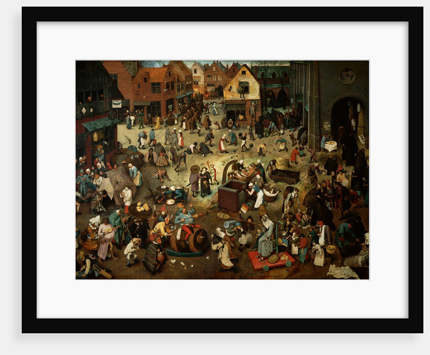 The Battle Between Carnival and Lent by Pieter Brueghel the Elder