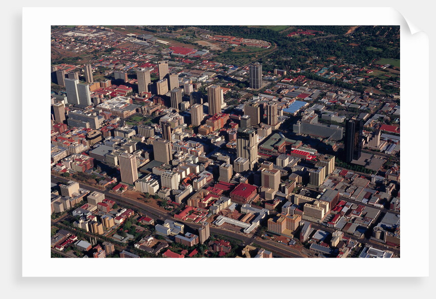 Aerial View of Downtown Pretoria by Anonymous