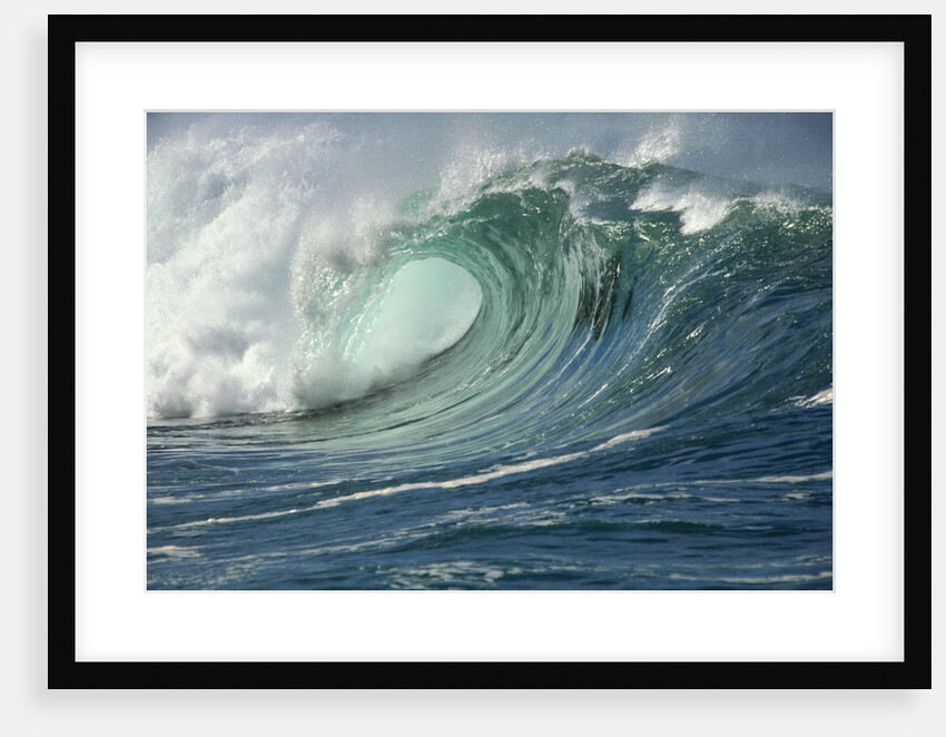 Shorebreak Waves in Waimea Bay by Anonymous