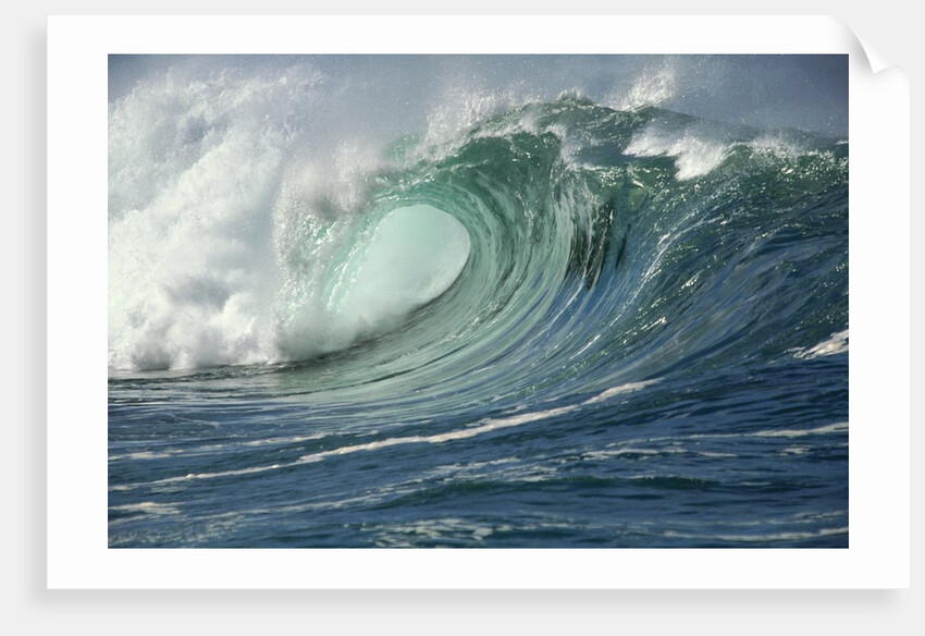 Shorebreak Waves in Waimea Bay by Anonymous