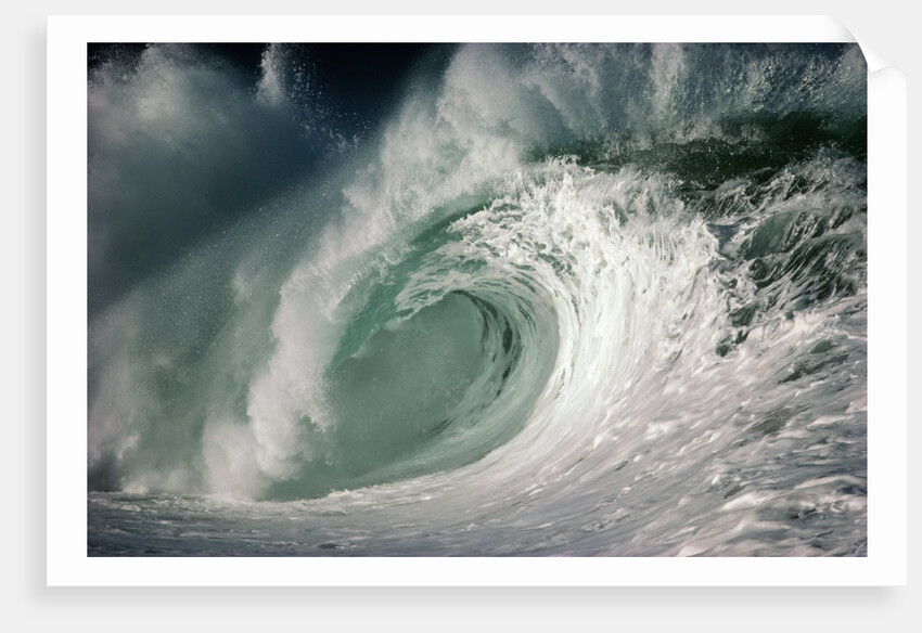 Shorebreak Waves in Waimea Bay by Anonymous