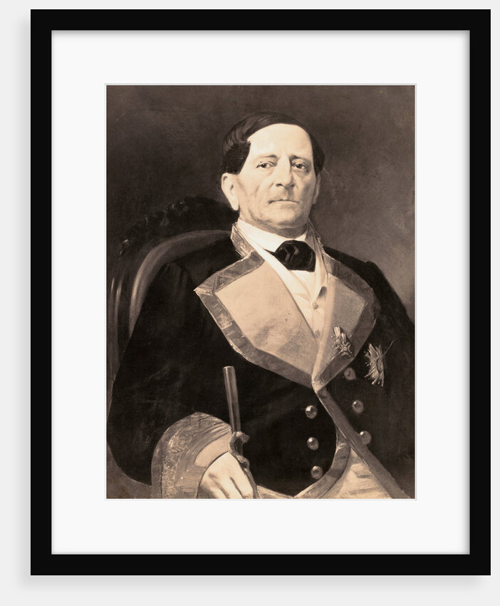 Portrait of Antonio Lopez de Santa Anna by Anonymous