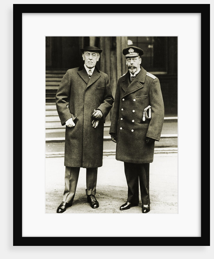 President Woodrow Wilson Posing with King George V by Anonymous
