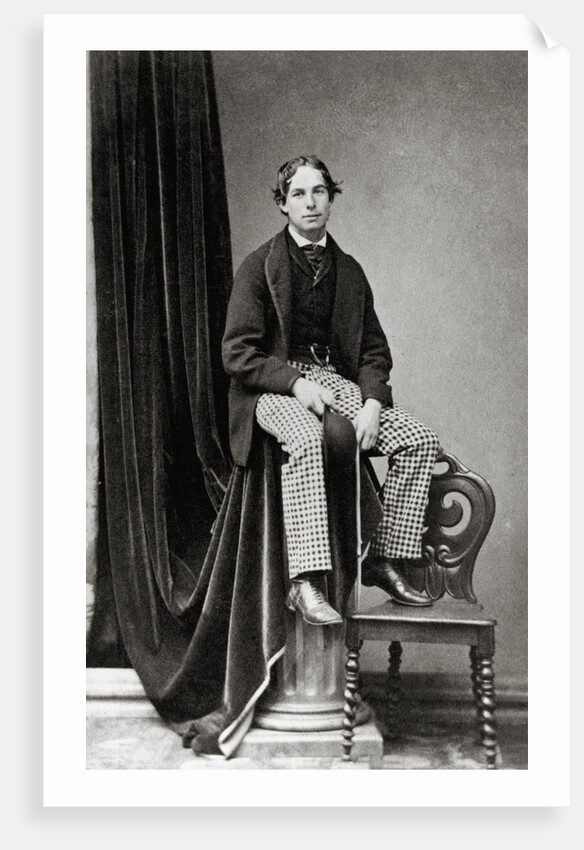 John Sholto Douglas Posing on Lounging by Anonymous