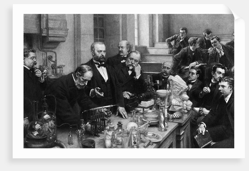 Sainte-Claire Deville Giving Demonstration by Anonymous