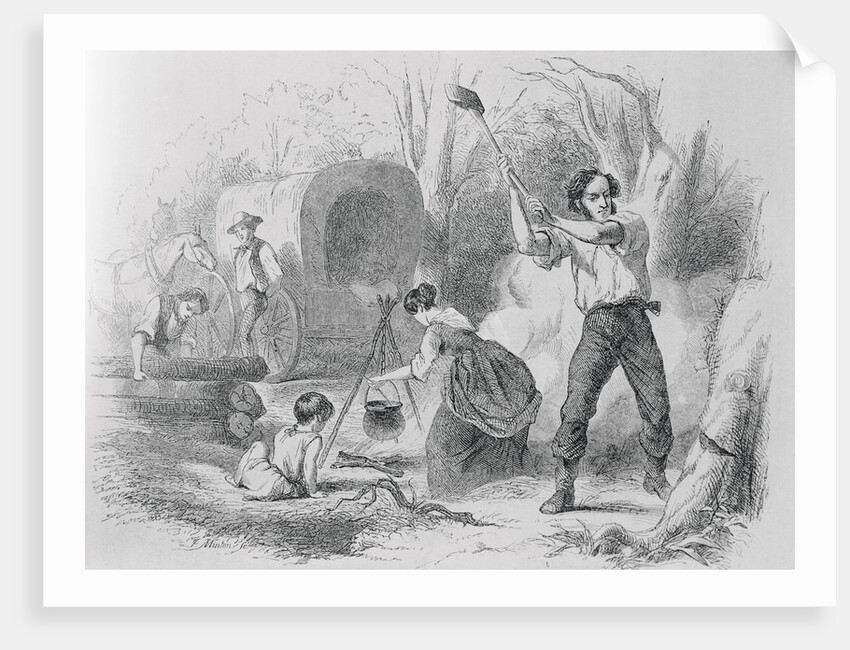 Men and Women Clearing the Ground by Anonymous
