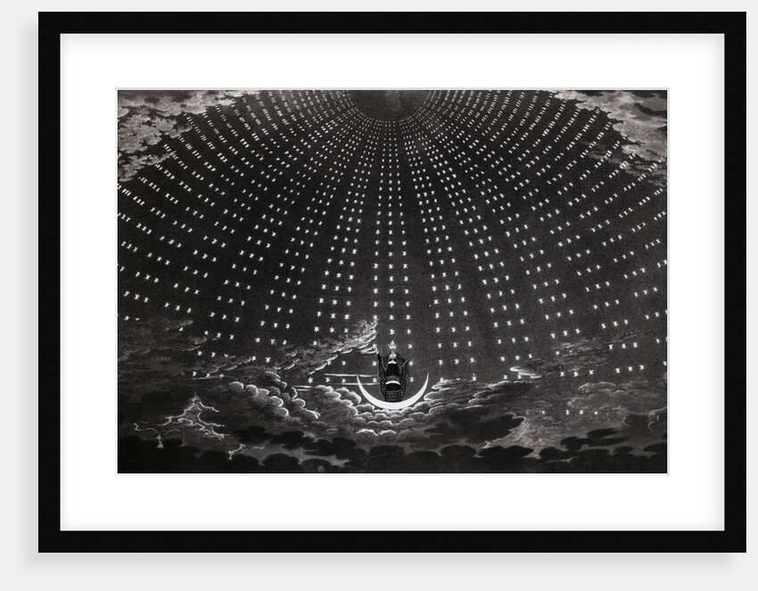Stage design of Mozart's Magic Flute by Anonymous