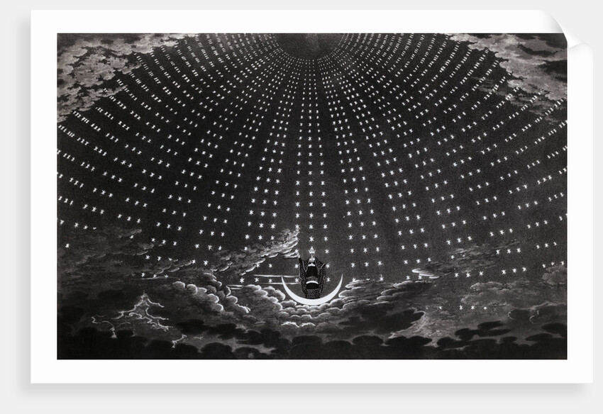 Stage design of Mozart's Magic Flute by Anonymous