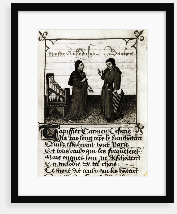 Illustration of the Famous Chorister Dufay of Cambrai by Anonymous