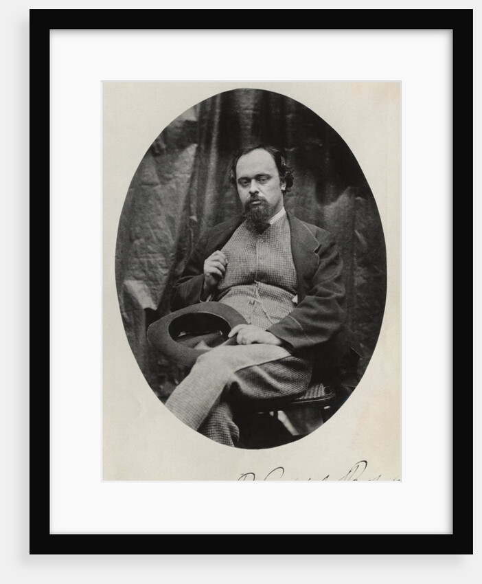 Portrait of Raphaelite Activist Dante Gabriel Rossetti by Anonymous