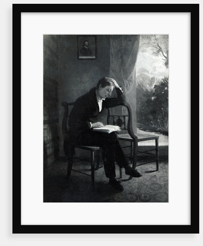 Portrait of John Keats Reading by Joseph Severn
