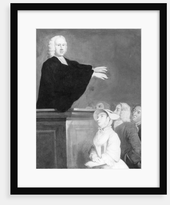 Preacher Blessing Congregation by Anonymous