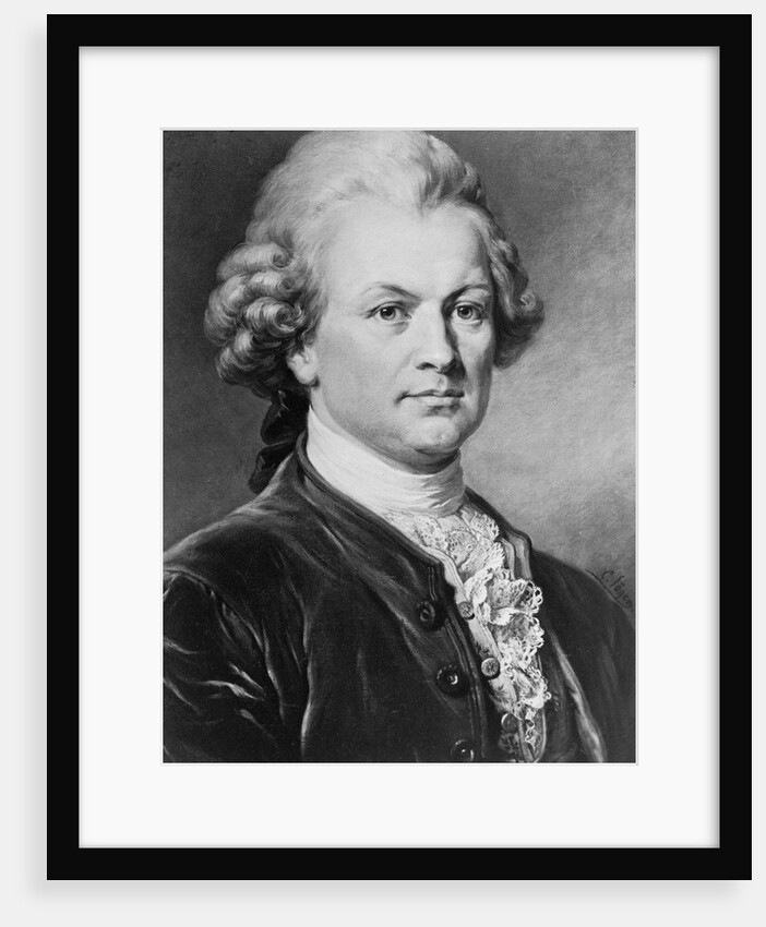 Portrait of Gotthold Ephraim Lessing by Anton Graff
