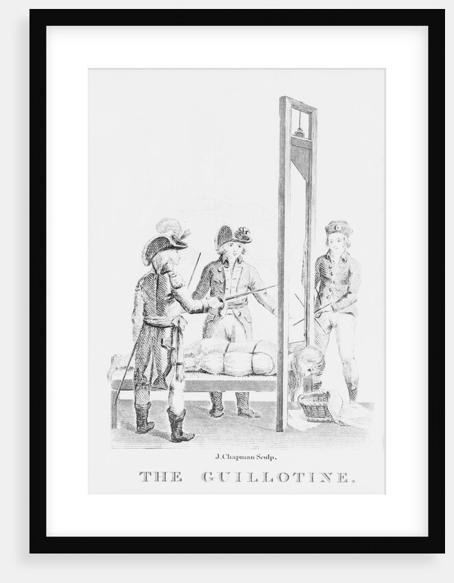 Man Lying in Guillotine by Anonymous