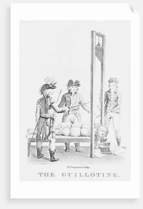 Man Lying in Guillotine by Anonymous
