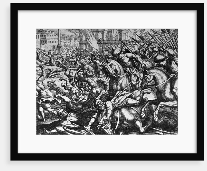 Siege of Constantinople, 1453 by Matthaeus Merian