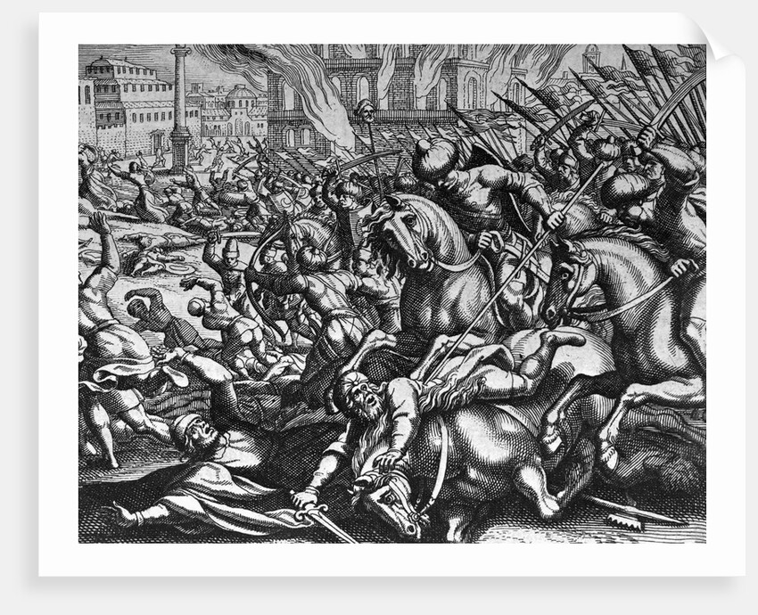 Siege of Constantinople, 1453 by Matthaeus Merian