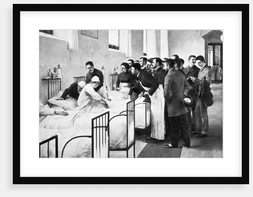 Medical Students and Professor at Clinic by Anonymous
