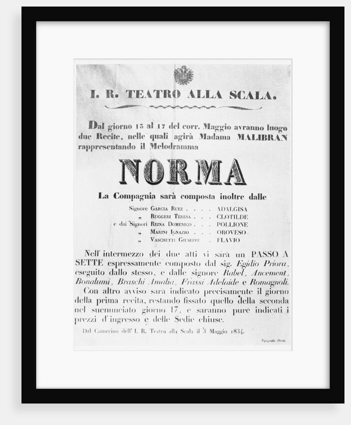 Norma Scala Poster by Anonymous