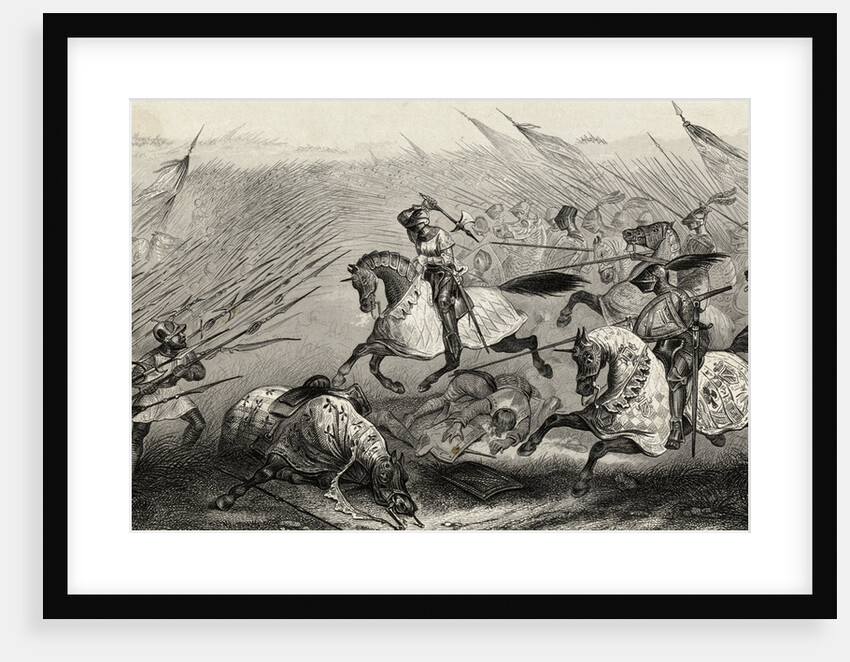 Medieval Knights Battling by Anonymous