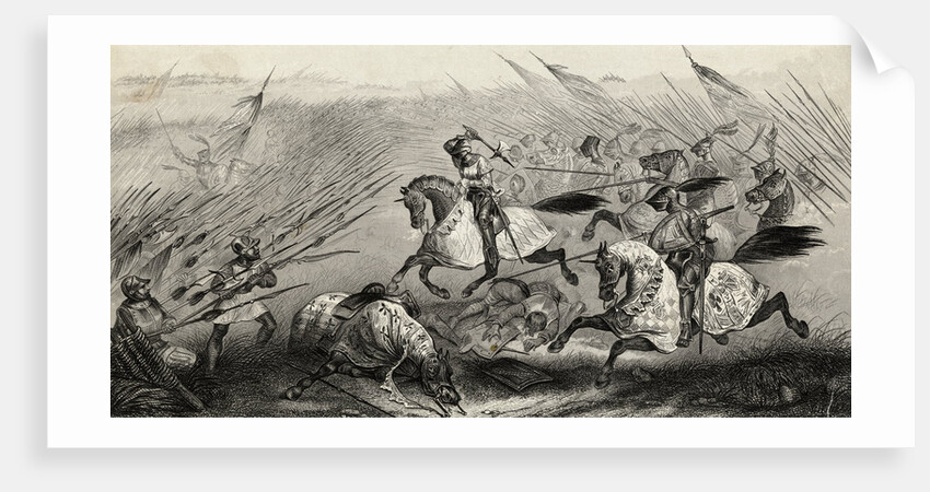 Medieval Knights Battling by Anonymous