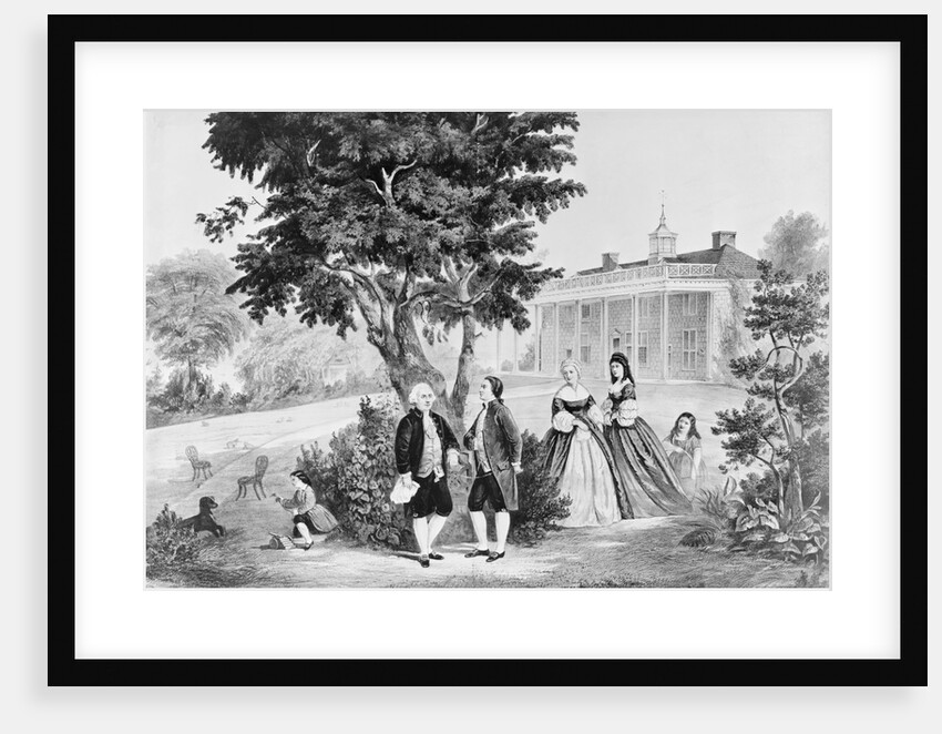 George Washington and General Lafayette Conversing by Anonymous