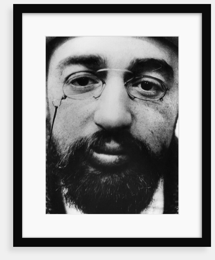 Face of French Artist Henri de Toulouse-Lautrec by Anonymous