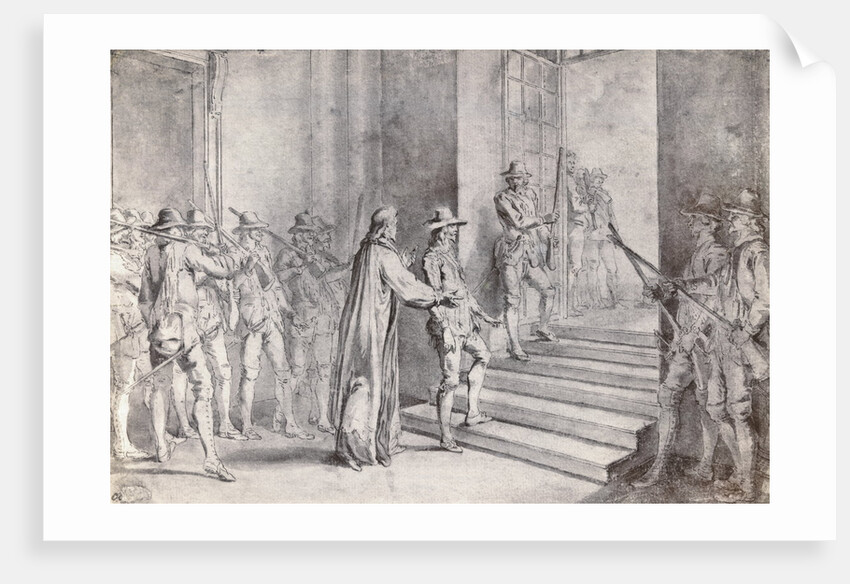 King Charles I Being Escorted by Soldiers to His Execution by Anonymous