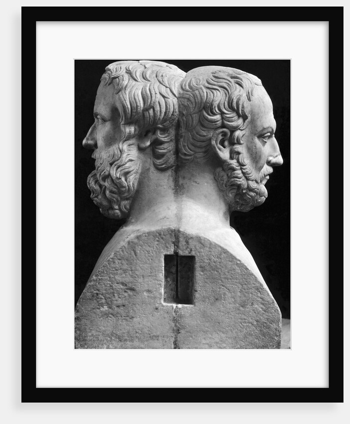 Profile Statuette of Herodotus and Thucydides by Anonymous