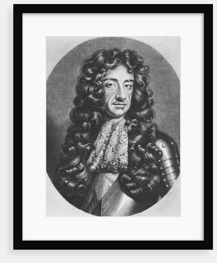 Print Depicting Charles II, King of England by Anonymous