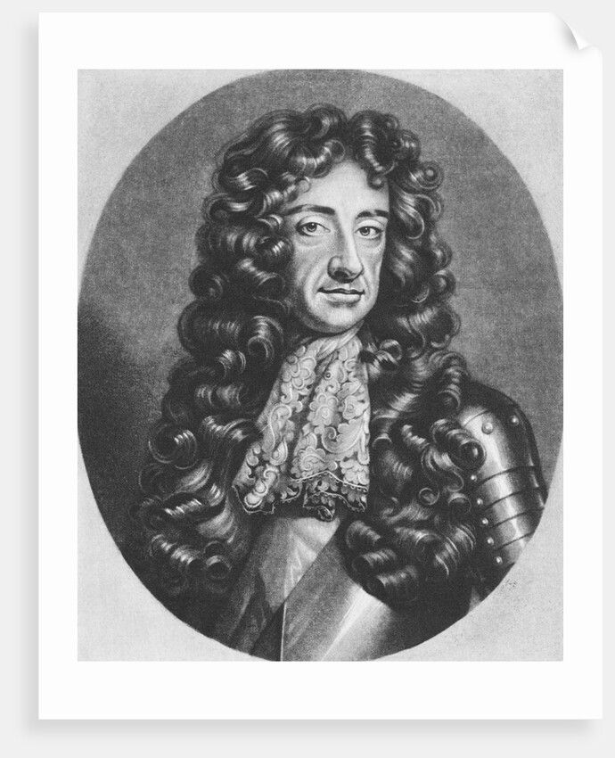 Print Depicting Charles II, King of England by Anonymous