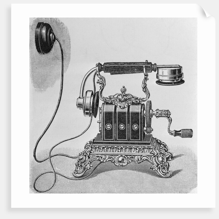 Victorian Style Telephone by Anonymous