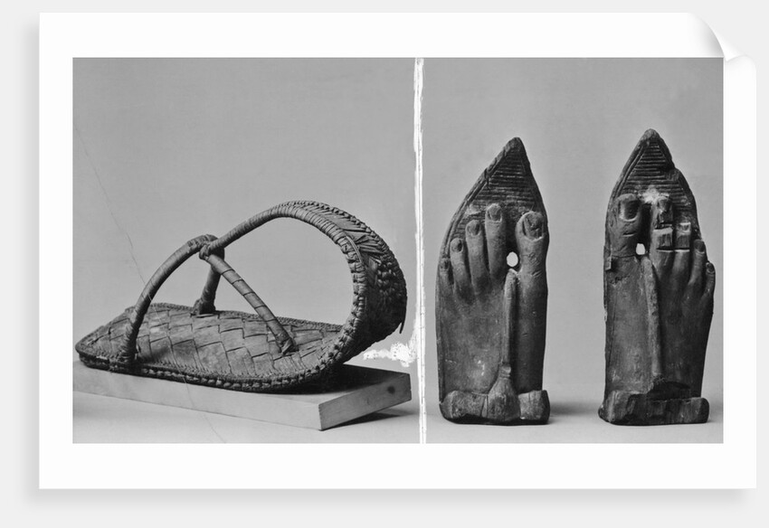 Egyptian Sandals and Sculpted Feet by Anonymous