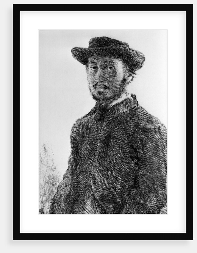Self-Portrait of Impressionist Painter Edgar Degas by Anonymous