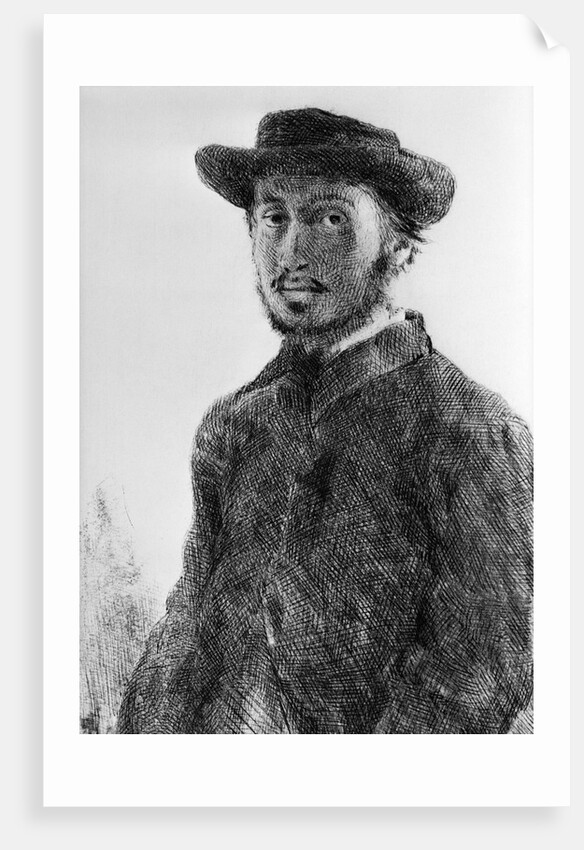 Self-Portrait of Impressionist Painter Edgar Degas by Anonymous