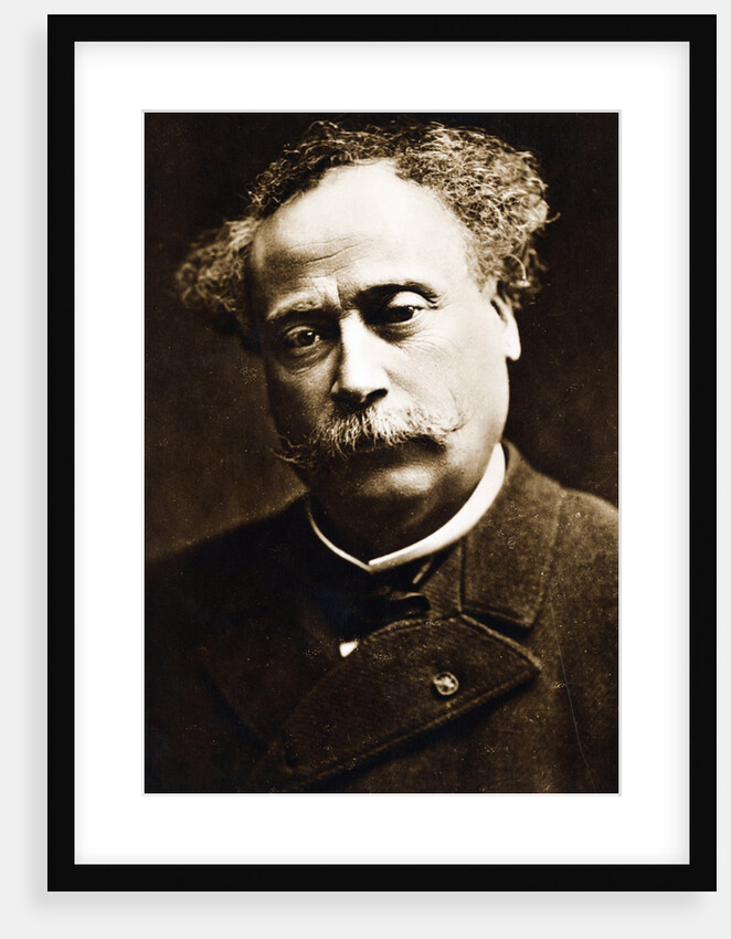 Portrait of French Novelist Alexandre Dumas by Anonymous