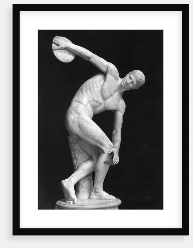 Roman Sculpture of The Discus Thrower by Anonymous