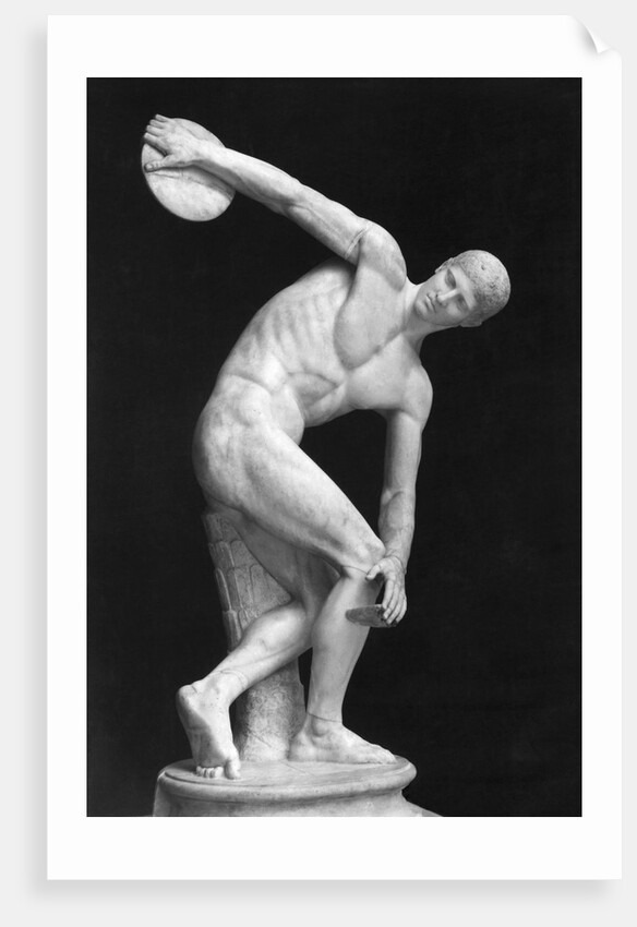 Roman Sculpture of The Discus Thrower by Anonymous