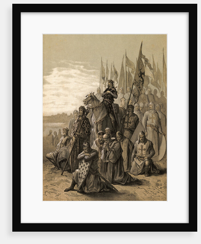 Saint Louis Leading Army by Anonymous