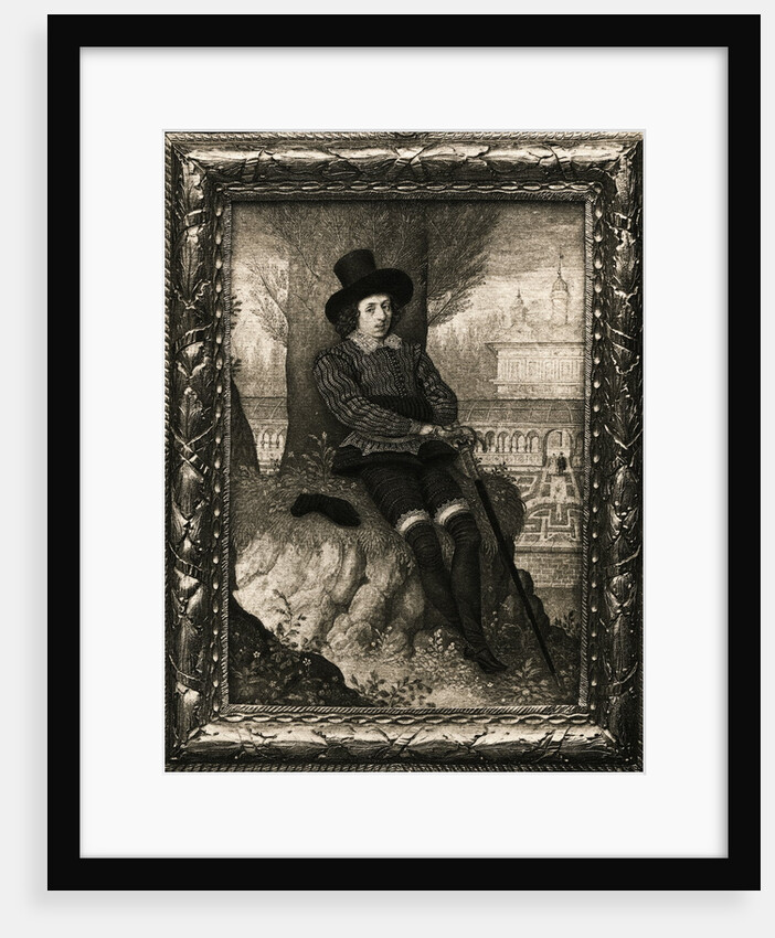 Philip Sidney Sitting on Grassy Knoll by Anonymous