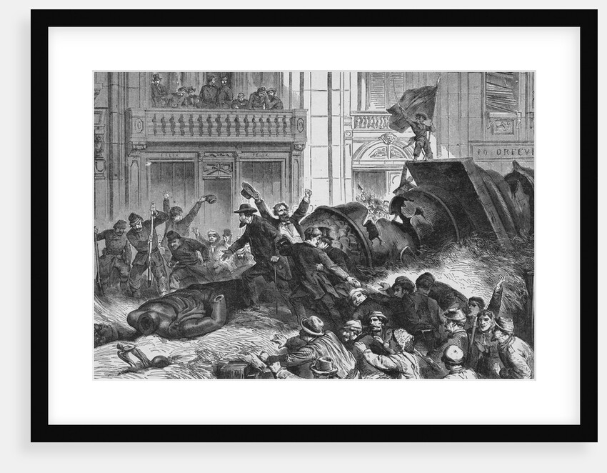 People Destroying Column of Napoleon by Anonymous