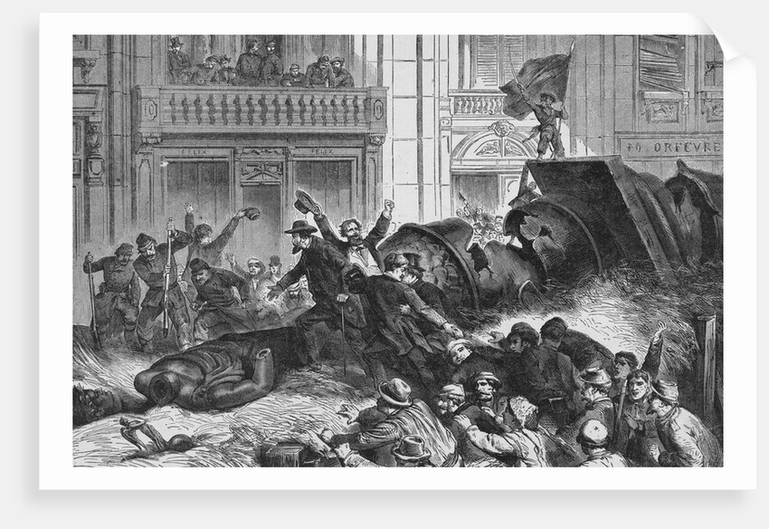 People Destroying Column of Napoleon by Anonymous