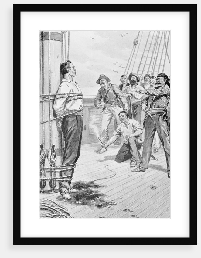 Prisoner Being Taunted Aboard Ship by Anonymous