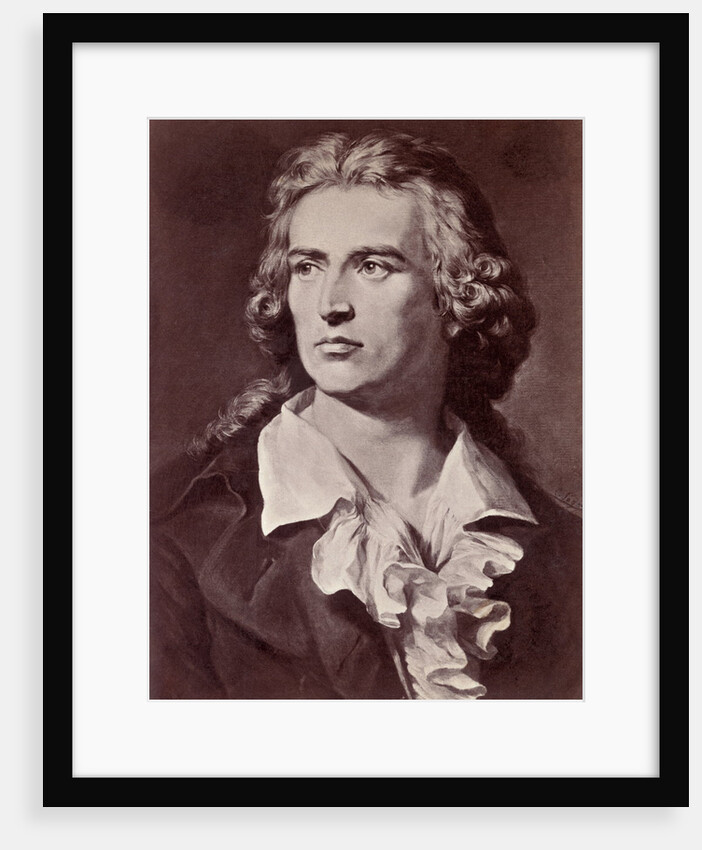 Illustration of Friedrich Schiller by Anonymous