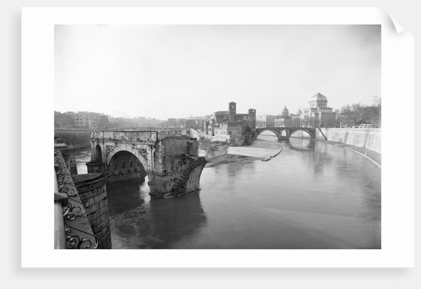 Tiber River in Rome by Anonymous
