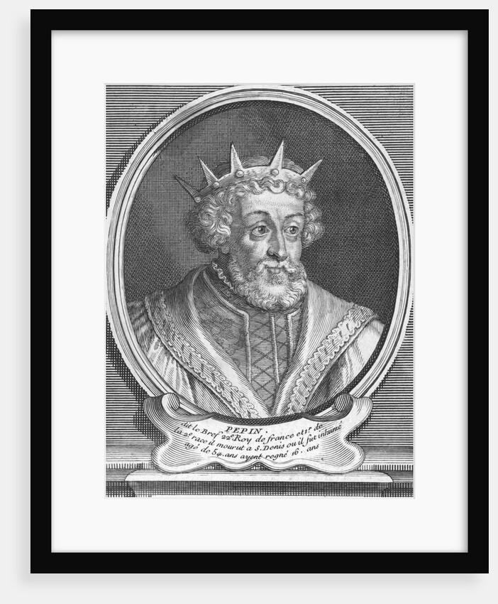 Portrait of Pepin III by Anonymous