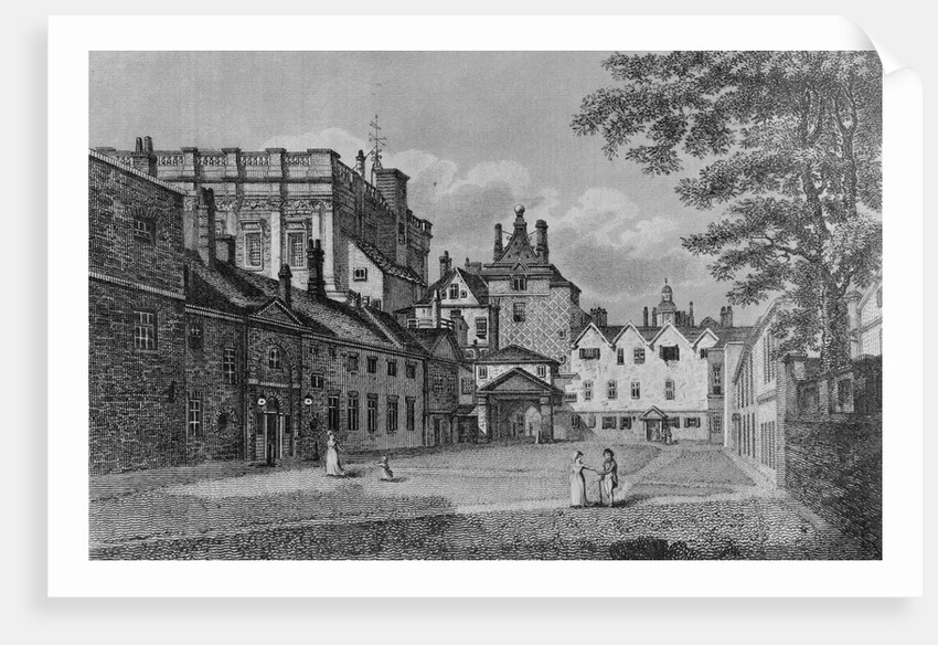 Engraving of Scotland Yard by Anonymous