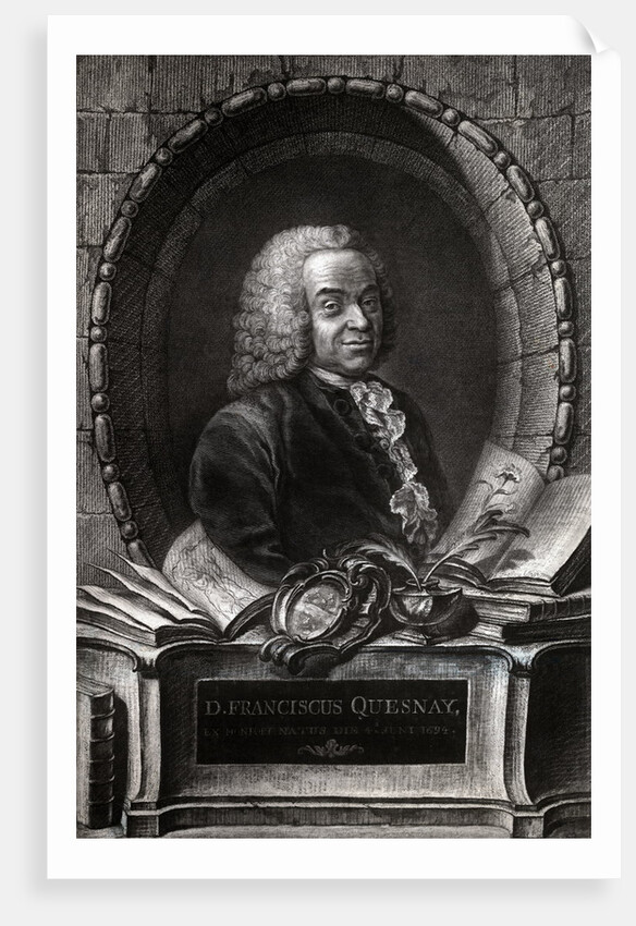 Portrait of Francois Quesnay by Anonymous